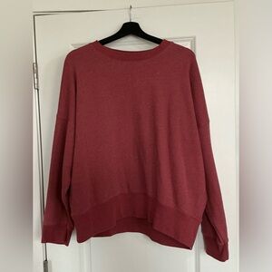 American Eagle Outfitters Burgundy Crew Neck Sweater